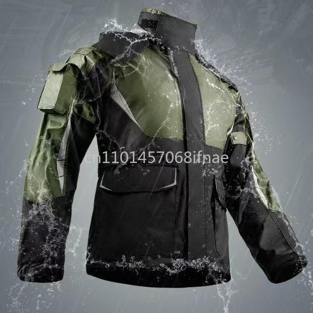 Gearx Motorcycle Jacket - طقم معطف واق من المطر للدراجات