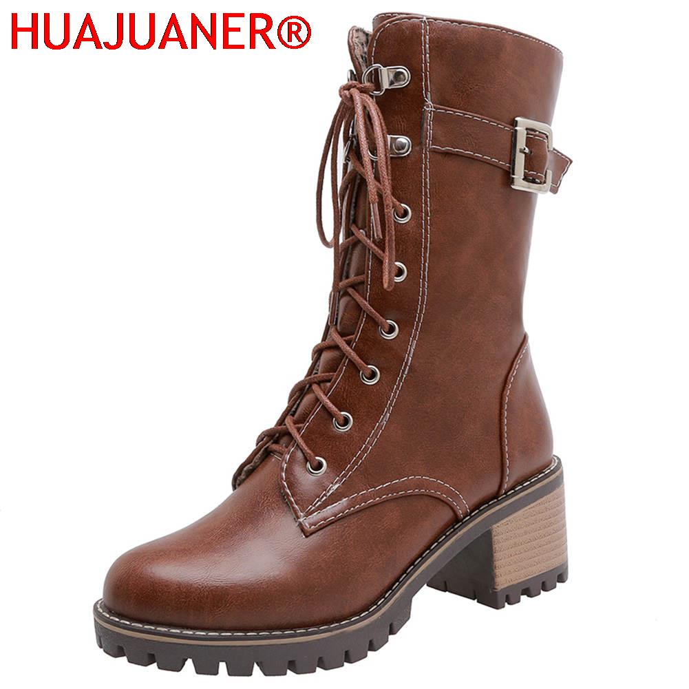 Riding Boot Short - أحذية HUAJUANER 2026 مقاس كبير 45
