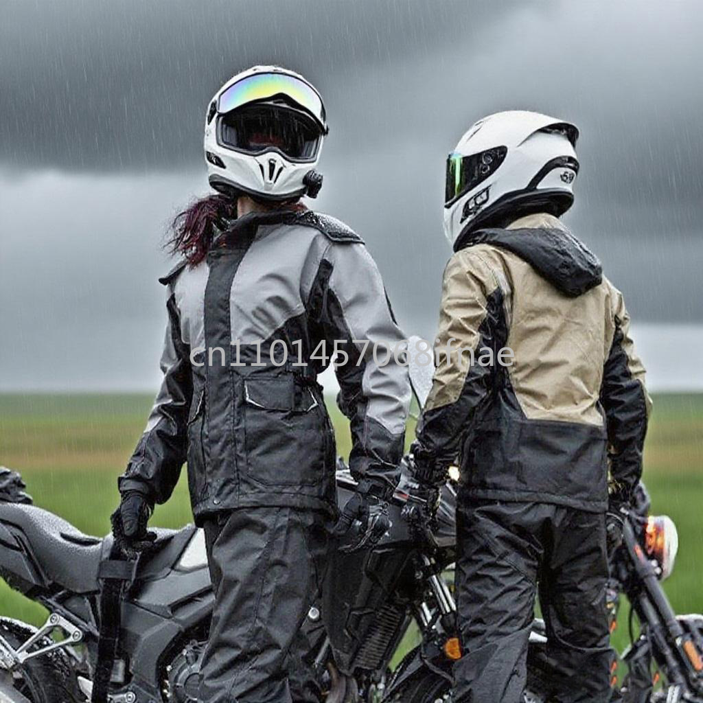 طقم معطف واق من المطر للدراجات - مراجعة Gearx Motorcycle Jacket وسعره