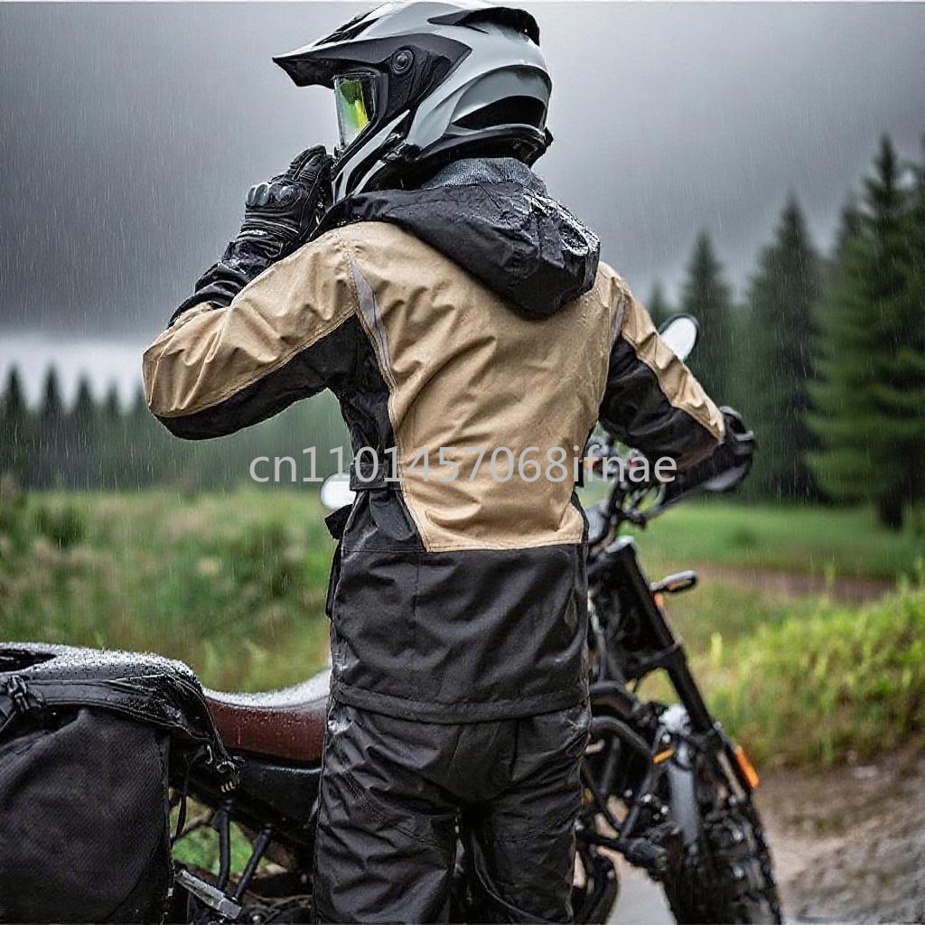 طقم معطف واق من المطر للدراجات - مراجعة Gearx Motorcycle Jacket وسعره