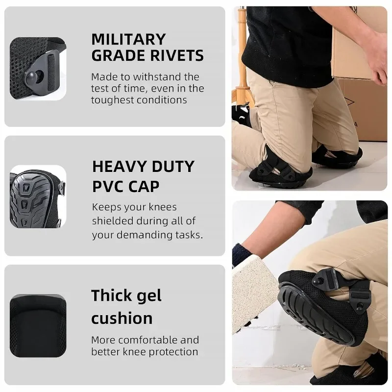 دعامة الركبة الاحترافية للعمل  - مراجعة Knee Guard Hard وسعره
