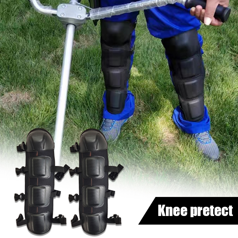 2 قطعة حامي الساق السوداء مع و - مراجعة Knee Guard Hard وسعره