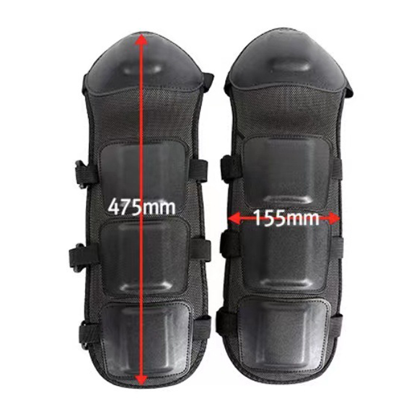 2 قطعة حامي الساق السوداء مع و - مراجعة Knee Guard Hard وسعره