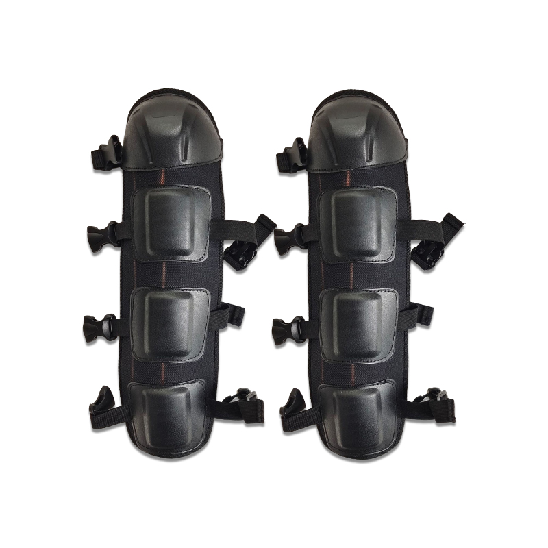 2 قطعة حامي الساق السوداء مع و - مراجعة Knee Guard Hard وسعره