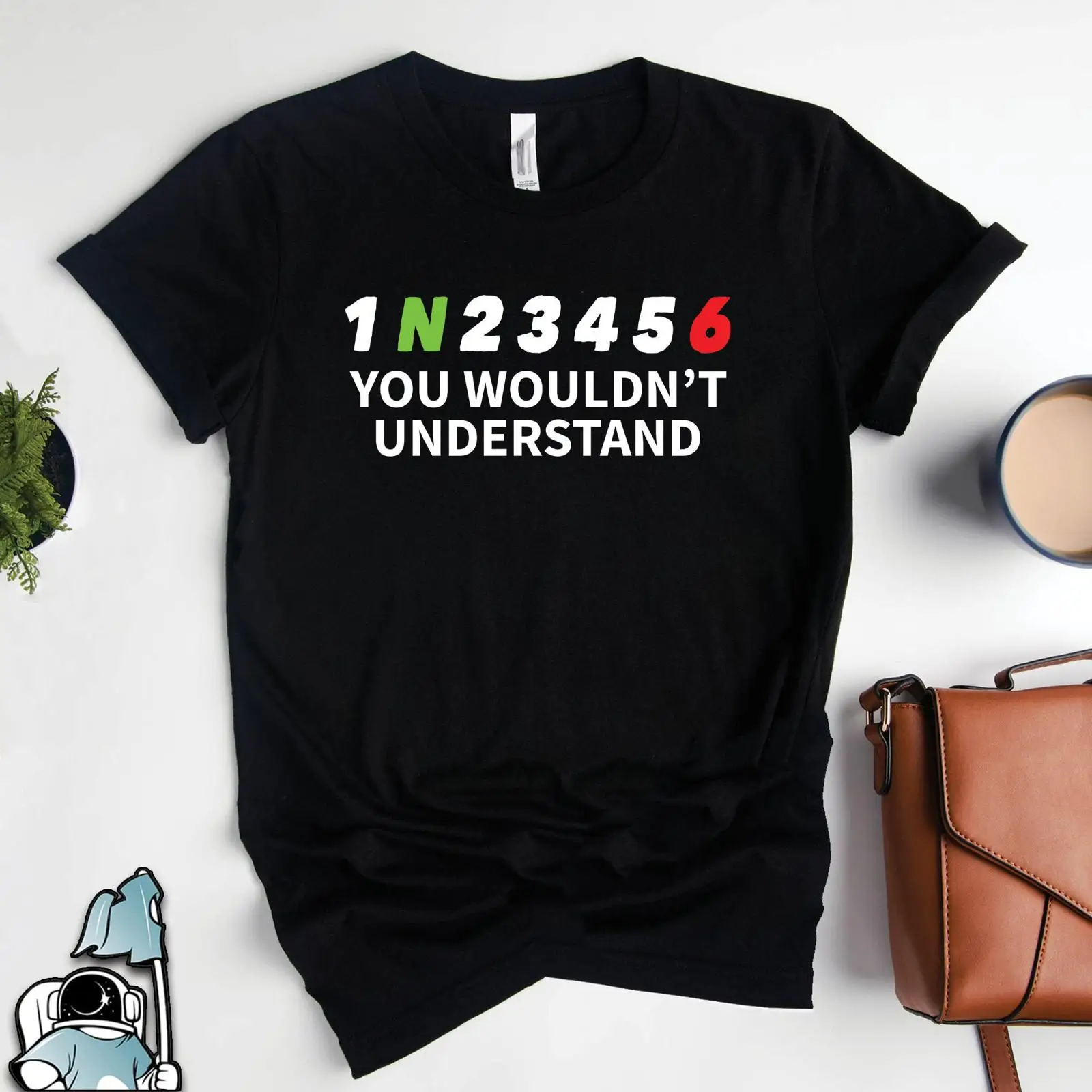1N23456 تي شيرت بطباعة جرافيكي - مراجعة Motorcycle Gear Wash وسعره