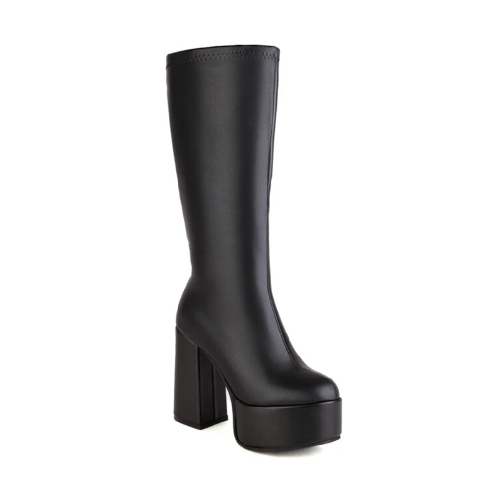 BLXQPYT حذاء برقبة للركبة النس - مراجعة Riding Boot Short وسعره