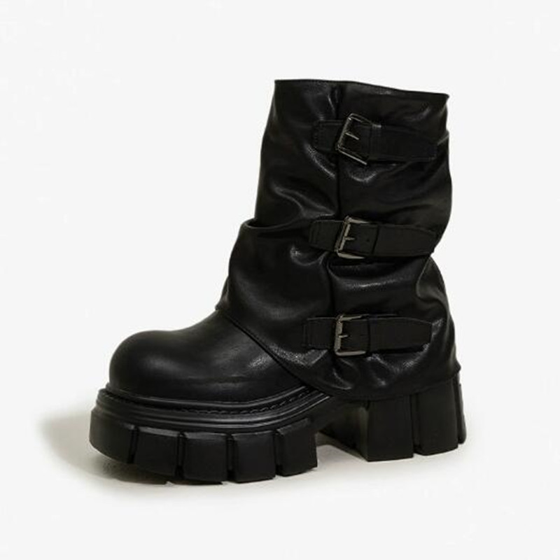أحذية نسائية بكعب سميك ونعل مخ - مراجعة Riding Boot Short وسعره