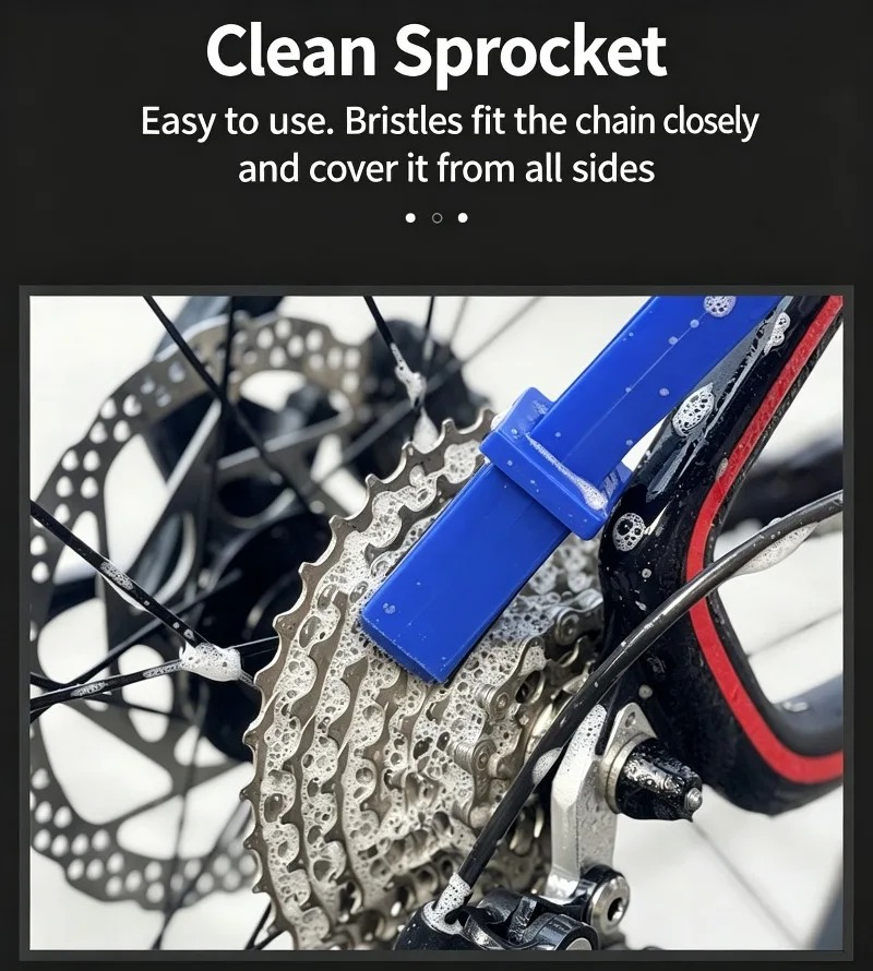 فرشاة تنظيف سلسلة الدراجة النا - مراجعة Motorcycle Gear Wash وسعره
