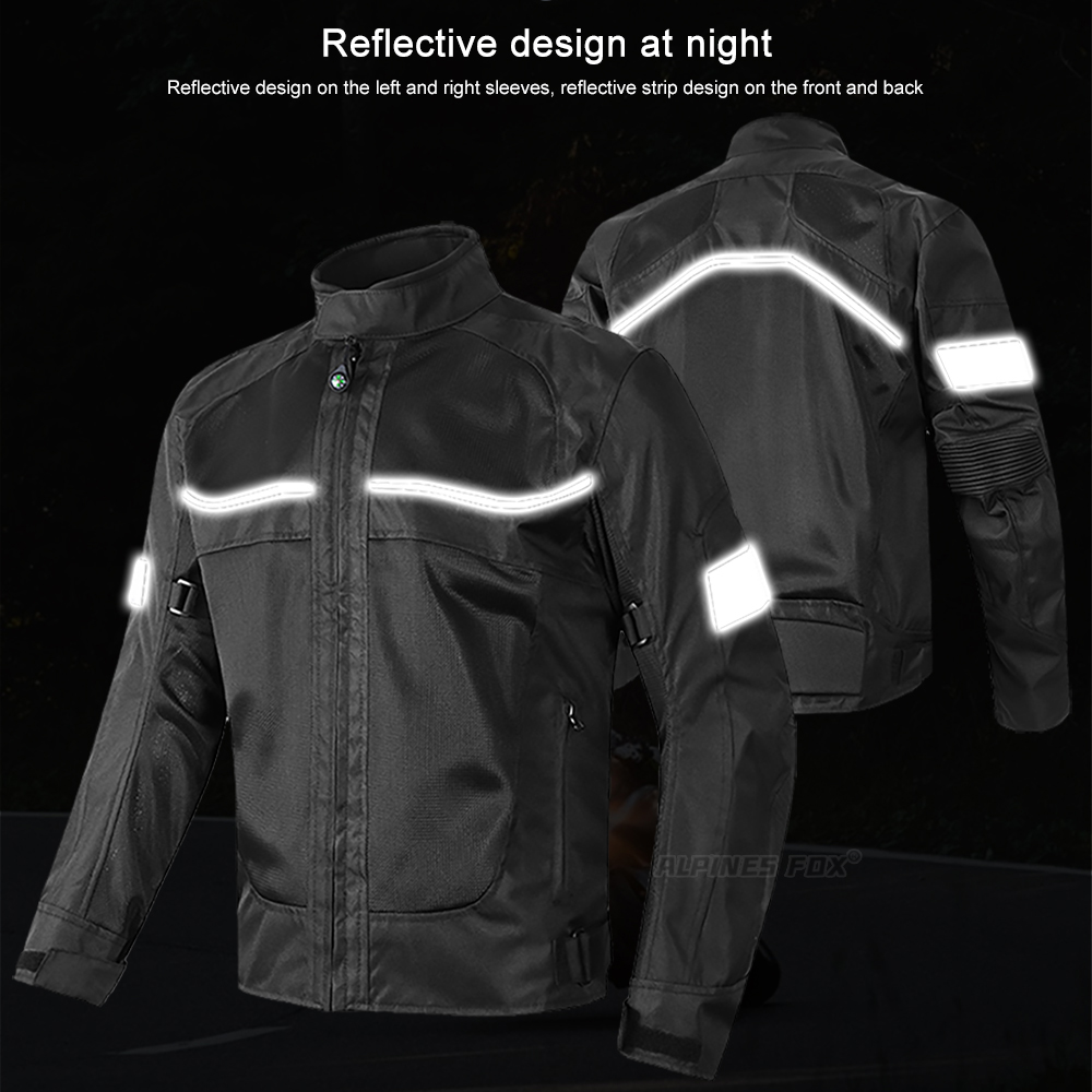 سترة دراجة نارية عاكسة Vemar ل - مراجعة Gearx Motorcycle Jacket وسعره